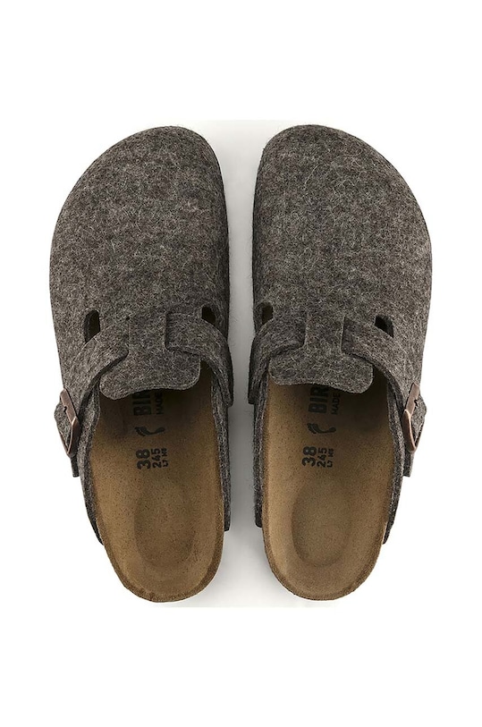 Бостонские тапочки Birkenstock, серый — фото 4