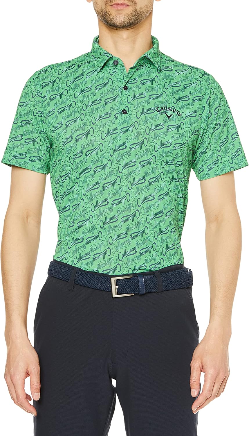 

Мужская поло-рубашка Callaway C23134124 с коротким рукавом (с логотипом, влагоотводящая, быстросохнущая, антибактериальная), для гольфа, зеленый