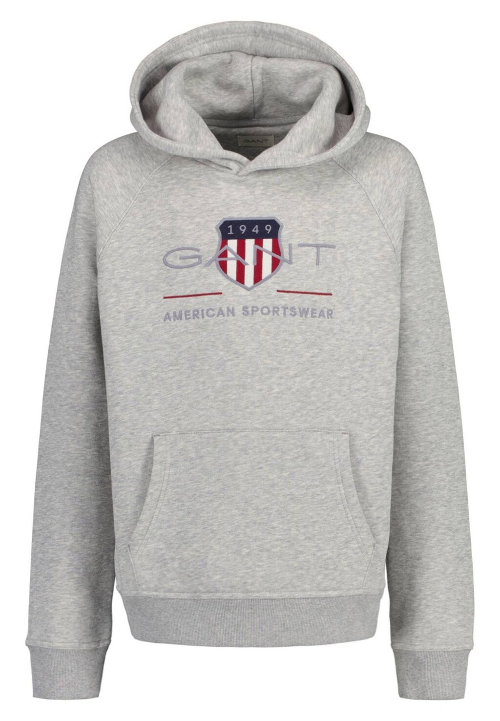 

Толстовка ARCHIVE SHIELD RAGLAN GANT, цвет light grey melange