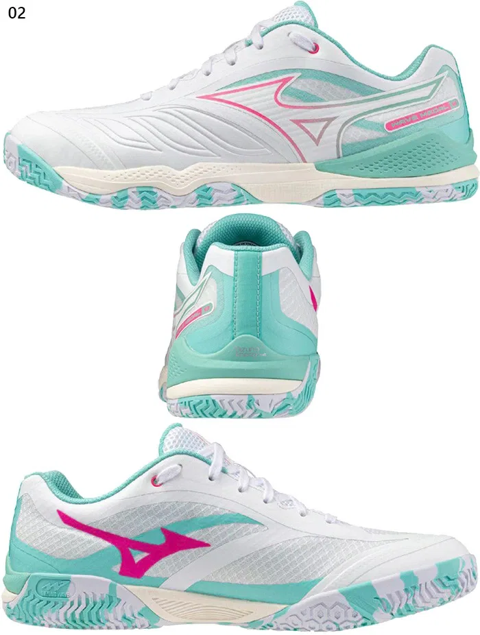 Кроссовки для настольного тенниса «Wave Medal 8» от Mizuno, 01 (Light Blue X Navy) — фото 4