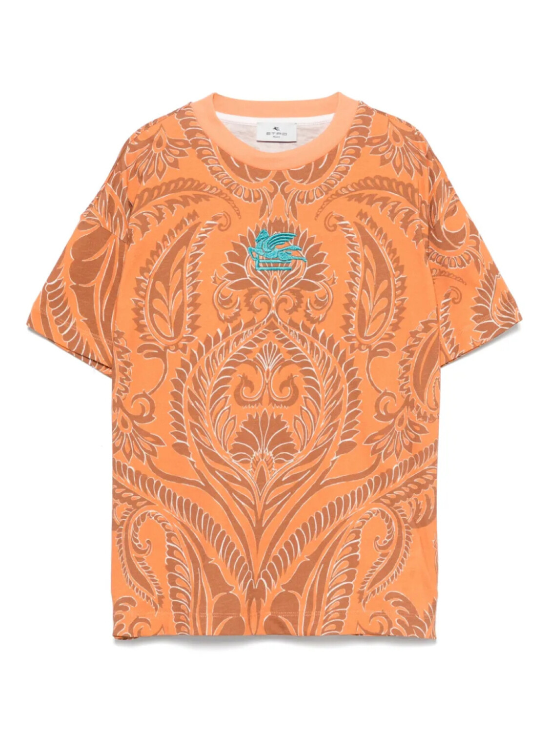 

Футболка ETRO KIDS с принтом пейсли, оранжевый