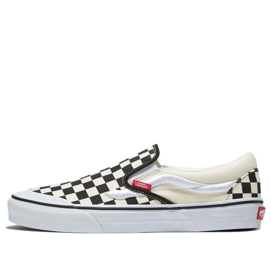 

Кроссовки Vans Classic Slip-On 138 Sidestripe 'Black Checkerboard', черный