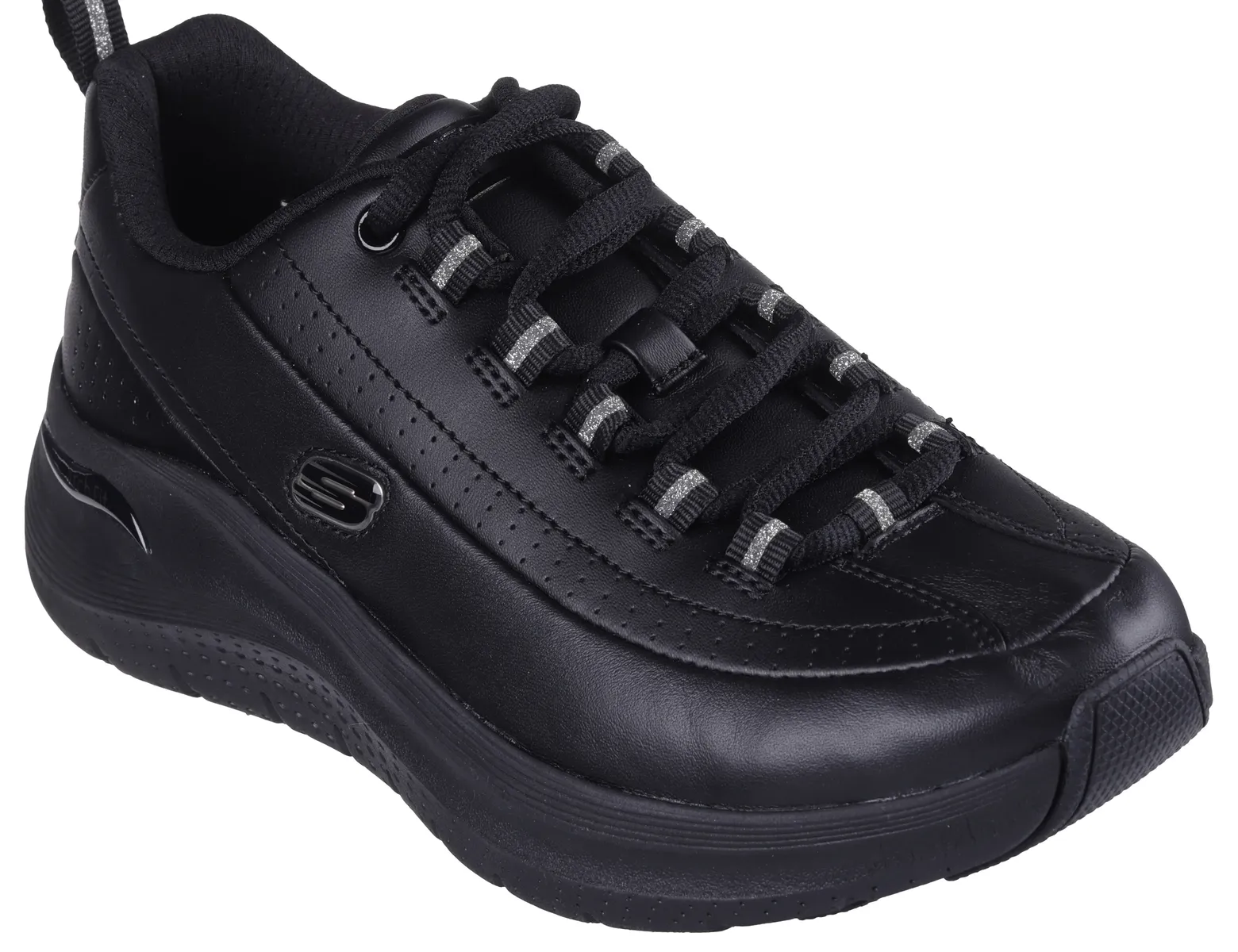 

Кроссовки на танкетке Skechers "ARCH FIT 2.0-STAR BOUND", повседневная обувь, полуботинки, шнуровка с удобной функцией Arch Fit, черный