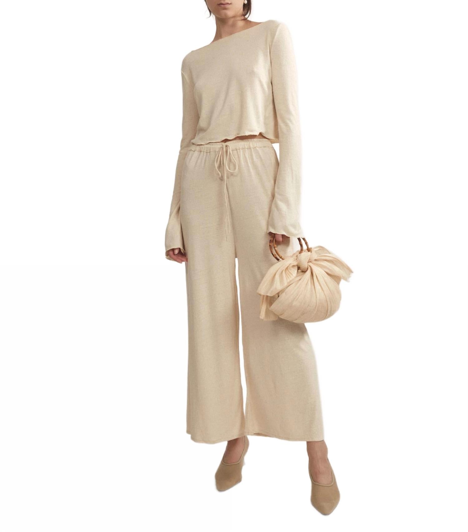 

Брюки Ora Lounge в натуральном цвете WORN