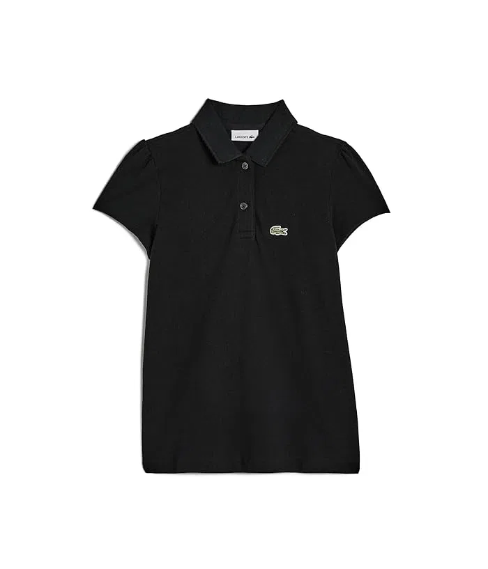 Футболка поло с округлым воротником Lacoste Kids, Noir