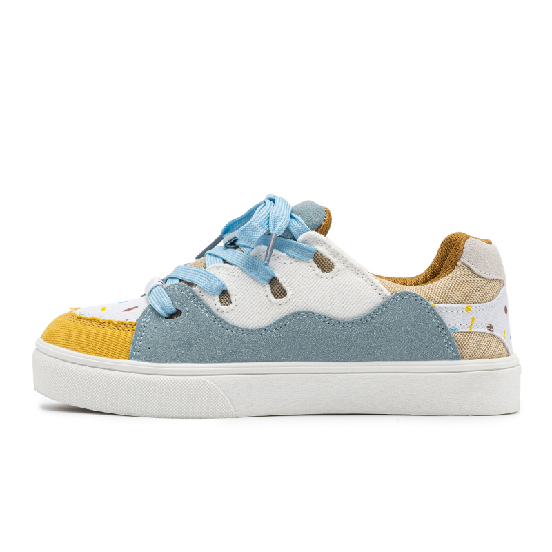 

CHAOLIULVCHENG Износостойкие лоу-топ скейтерские кроссовки Unisex - Beige Moon, цвет Beige Moon