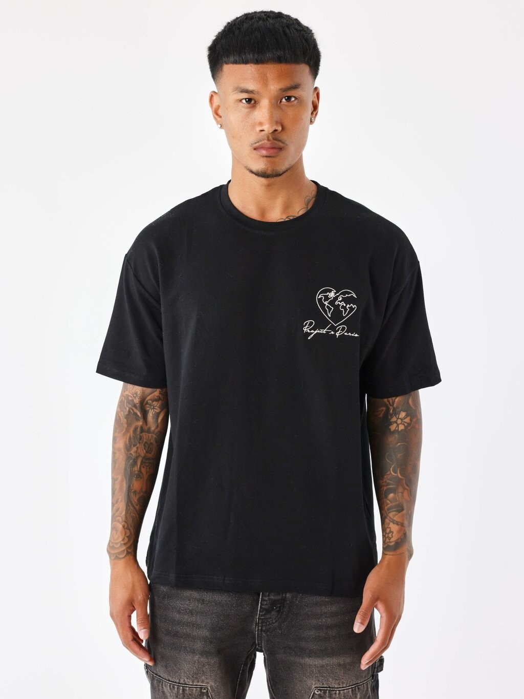 

Футболка с принтом MOTIF COEURMONDE Project X Paris, черный