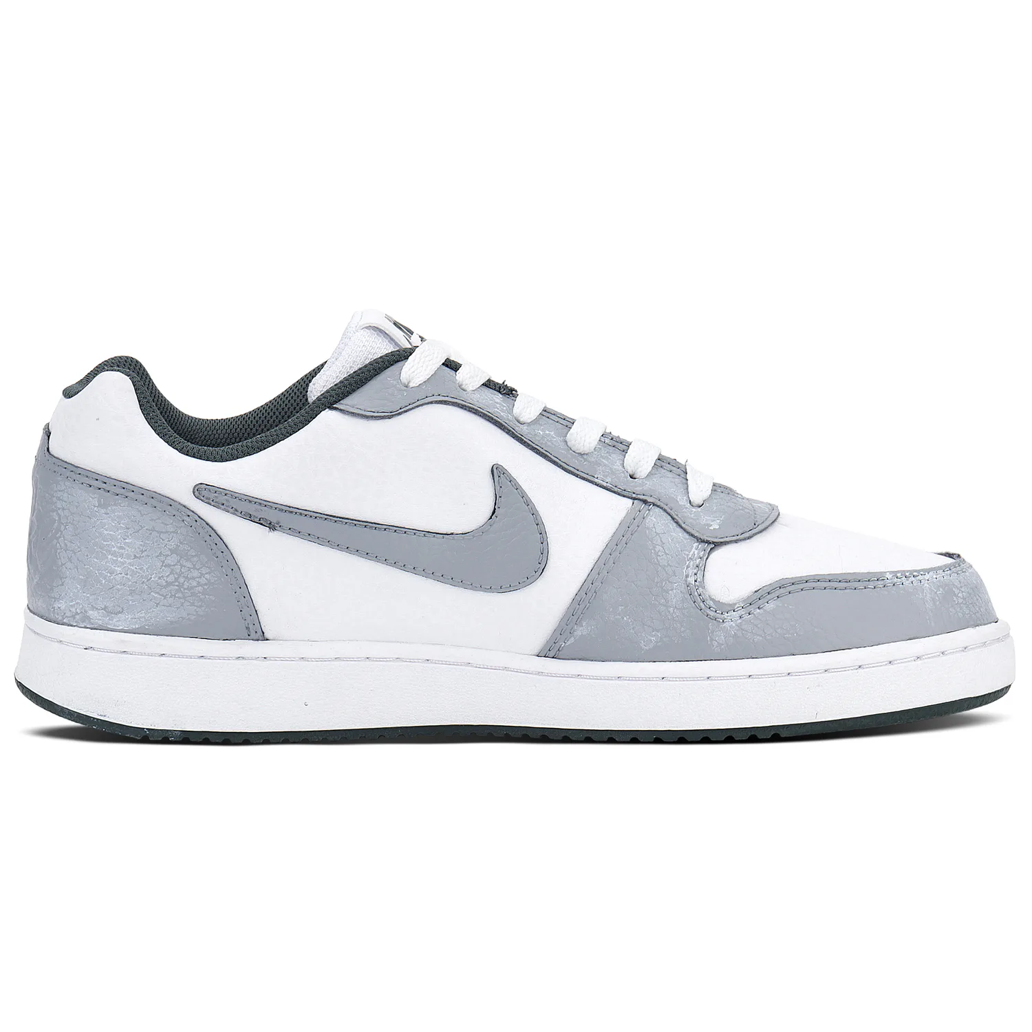 Nike EBERNON Slip Resistant Cushioning Abrasion Resistant низкие кроссовки для скейтбординга мужские бело-серые — фото 4