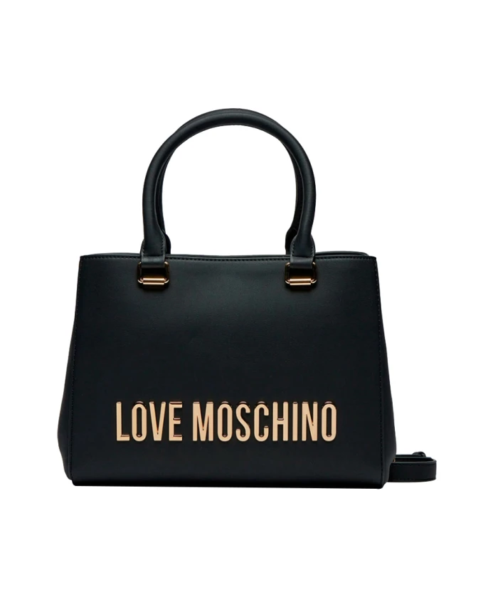 

Сумочка с золотыми деталями Moschino, черный