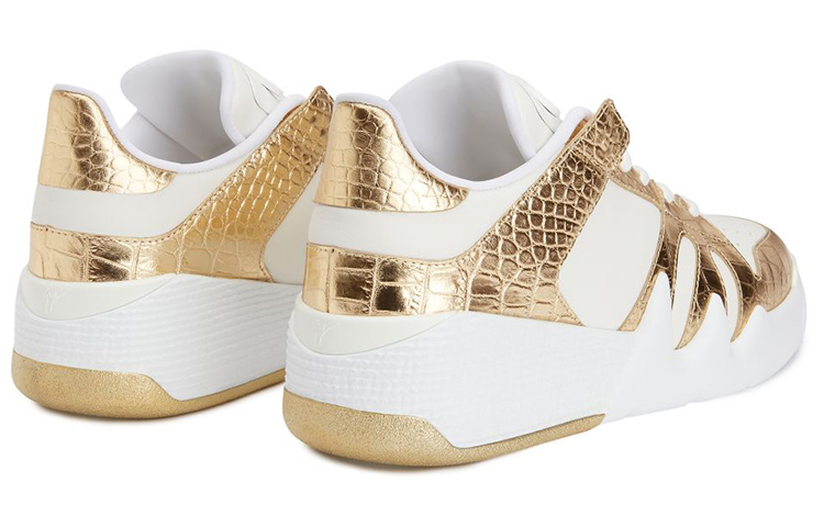 Кроссовки Giuseppe Zanotti из кожи с эффектом крокодила Talon — фото 4