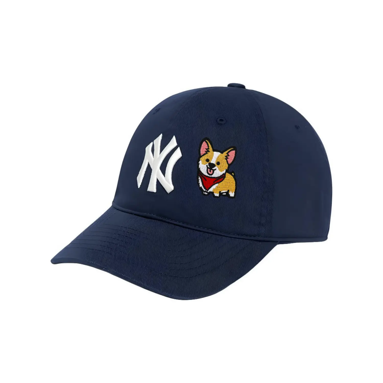 

MLB Хлопковая бейсболка унисекс темно-синяя, Navy Blue