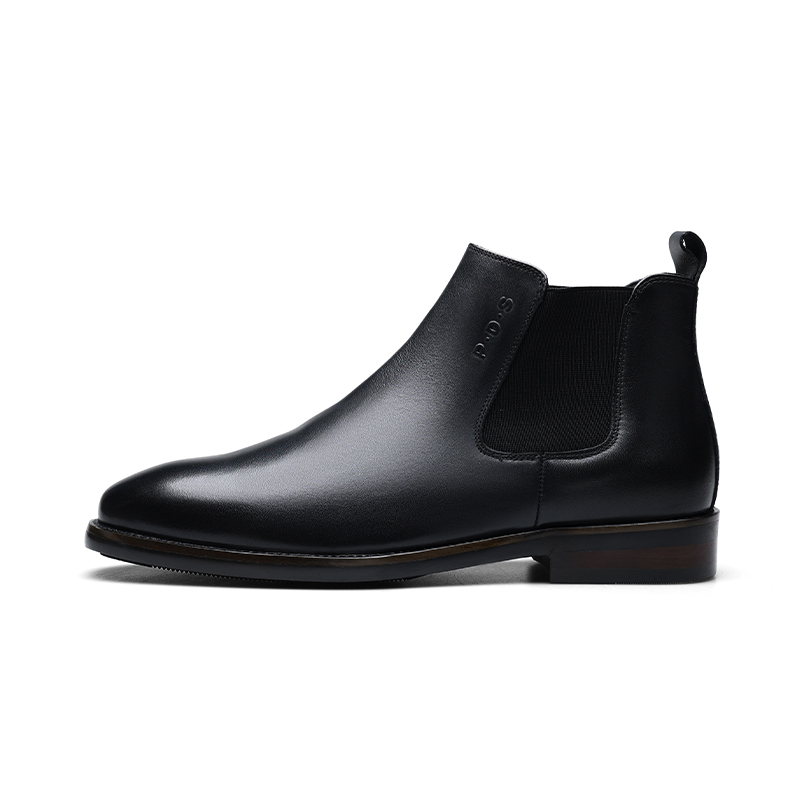 

Короткие мужские ботинки челси PARDASAUL, Black Single Layer Shoes