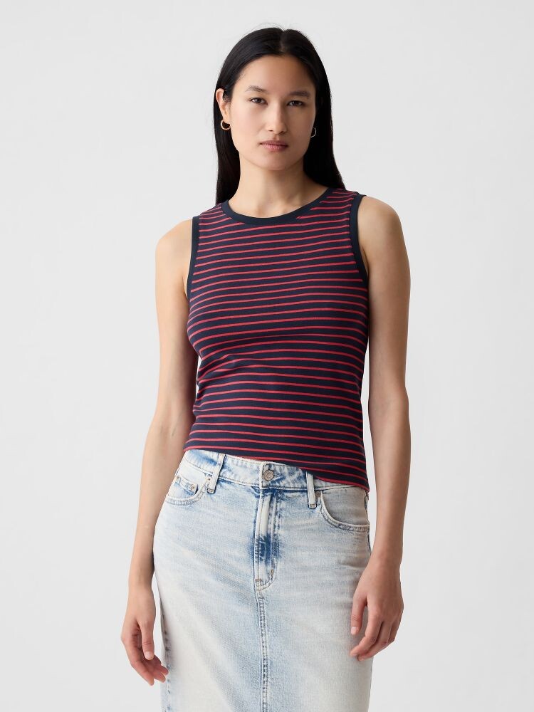 

Короткий укороченный топ Gap, красный