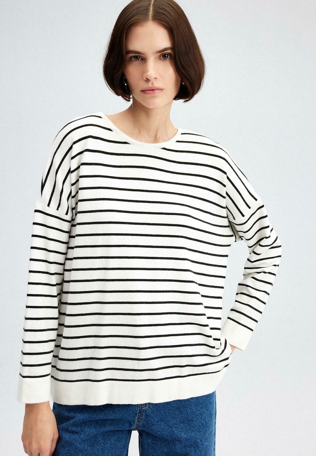 

Джемпер STRIPED Touché Privé, бежевый