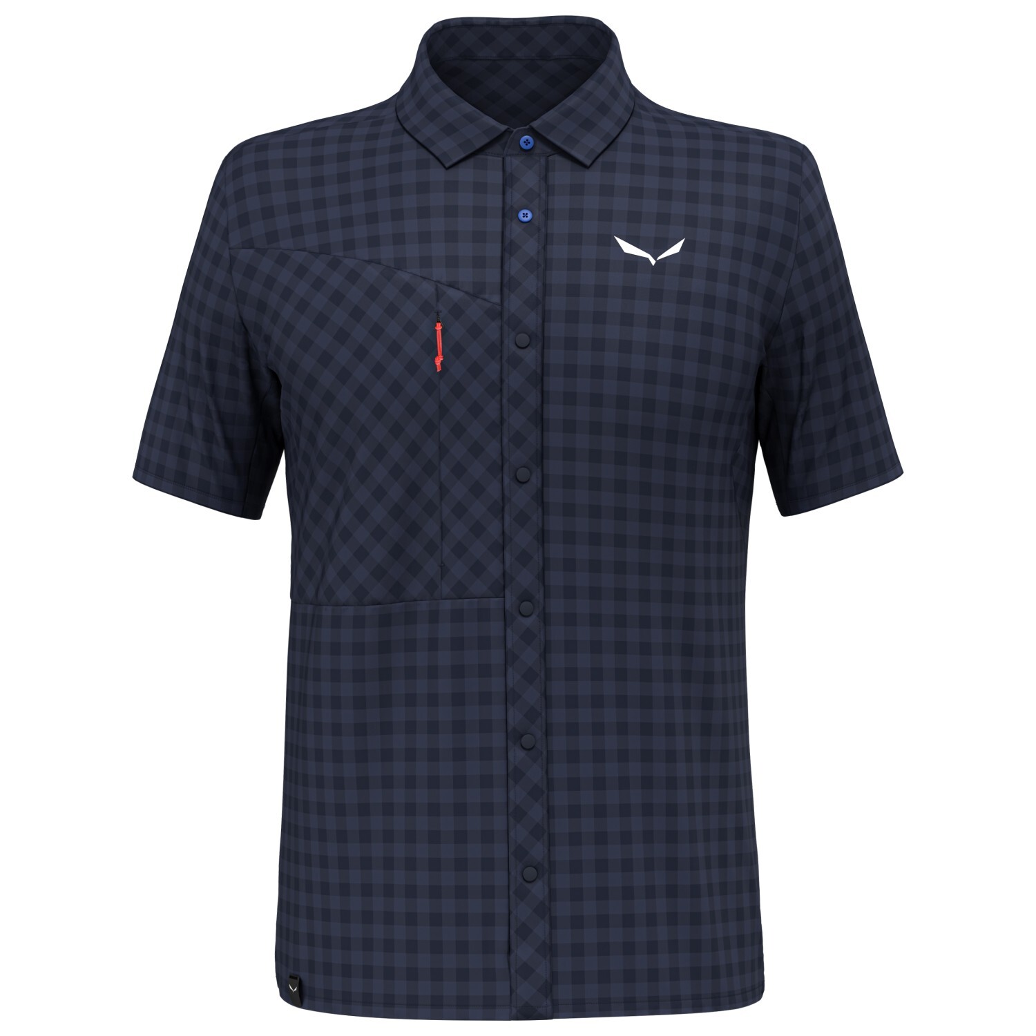 

Рубашка Salewa Puez Dry S/S Shirt, цвет Navy Blazer