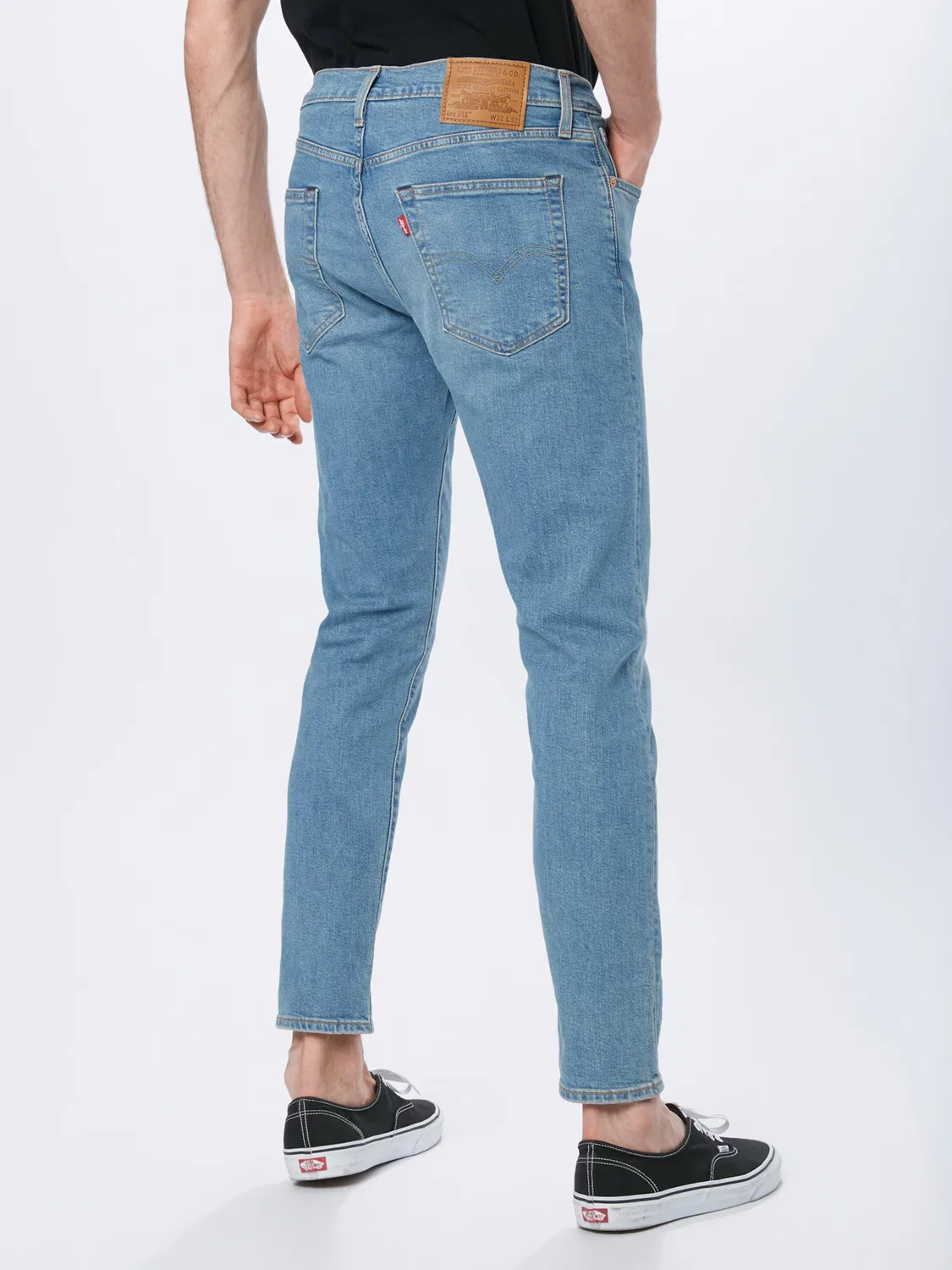 Зауженного кроя джинсы 512 зауженный джинсы Levi S, синий деним — фото 3