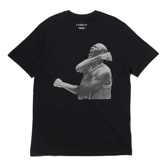 

Футболка Air Jordan Breathable Round Neck Short Sleeve Black, черный