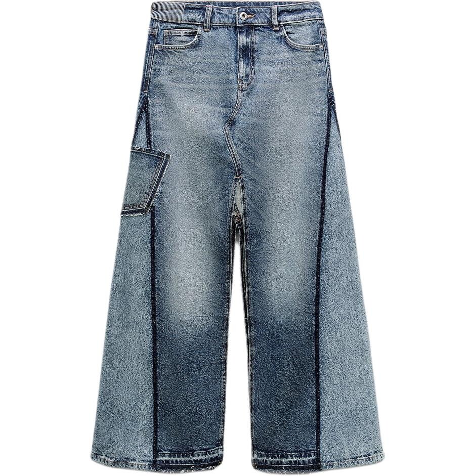 

Джинсовое платье женское средне-синее Zara
