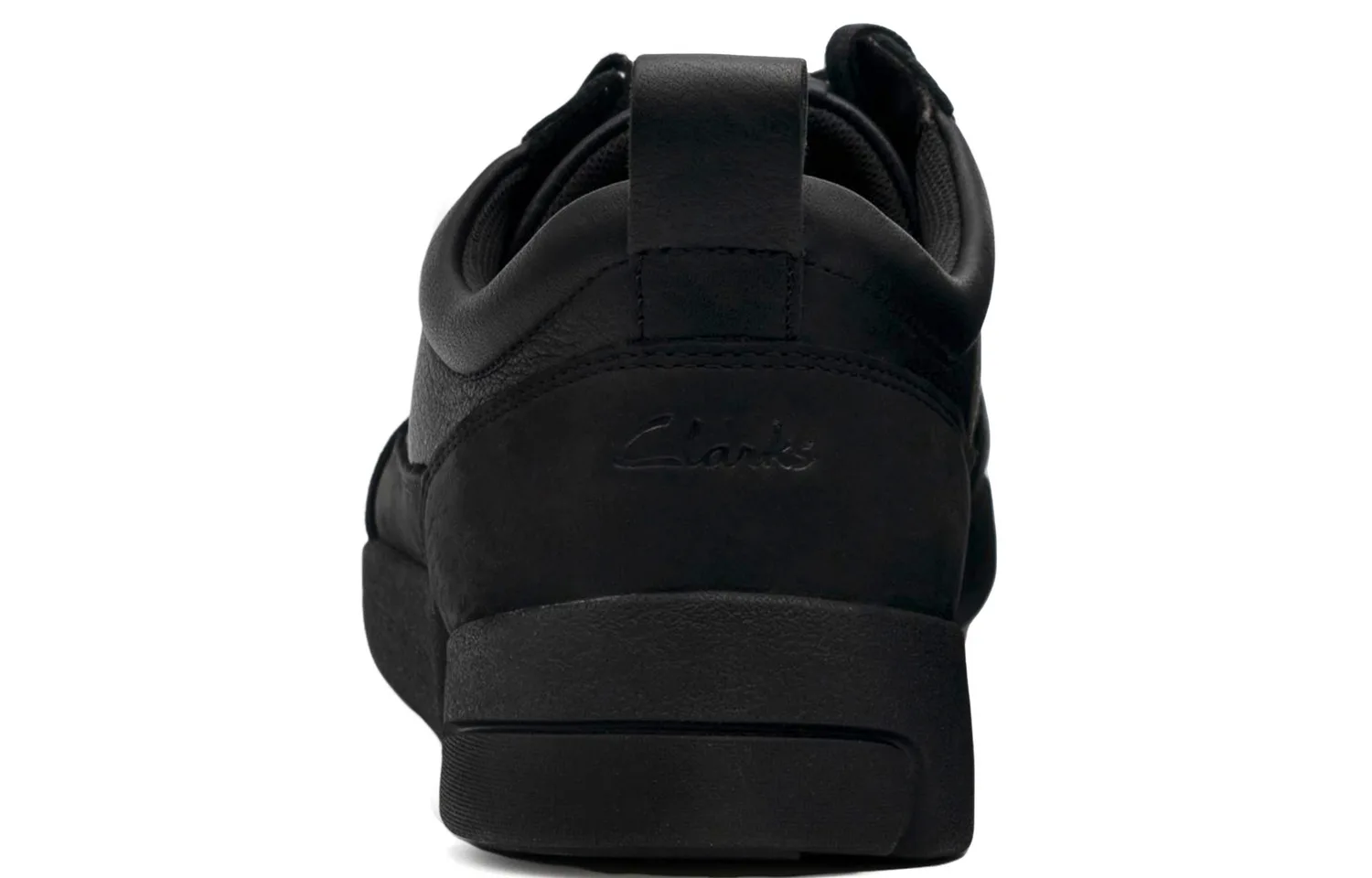 Clarks Мужские повседневные туфли из коровьей кожи черные — фото 4