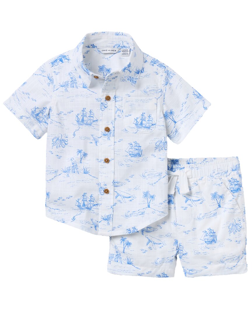 

Комплект одежды "Джейни и Джек Кабана" Janie and Jack, синий