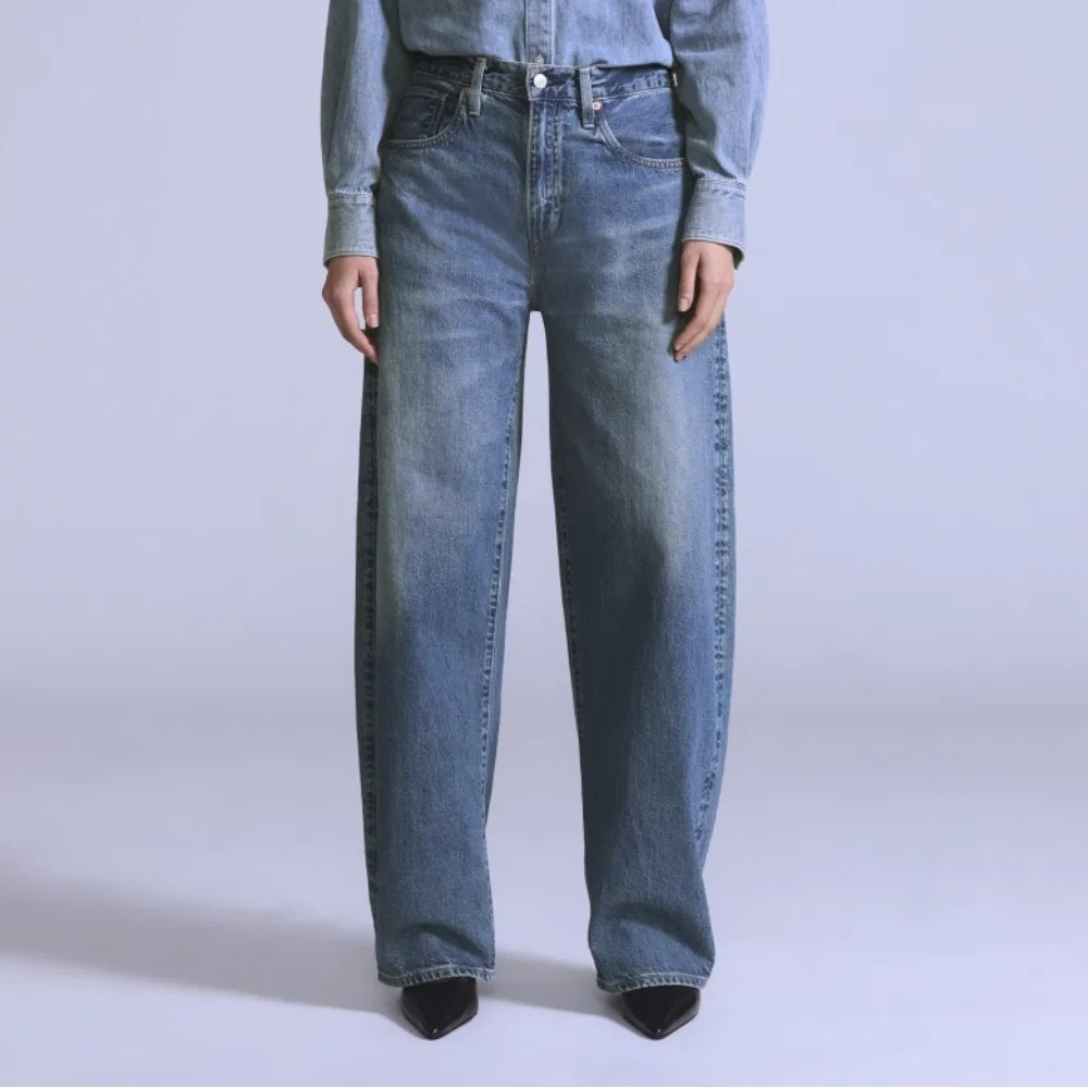 Женские джинсы Bluetab Drop Barrel синие от Levi'S