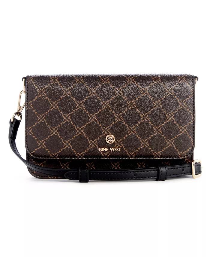 

Женский кросс-боди кошелек для телефона Lockup 9 Nine West, коричневый