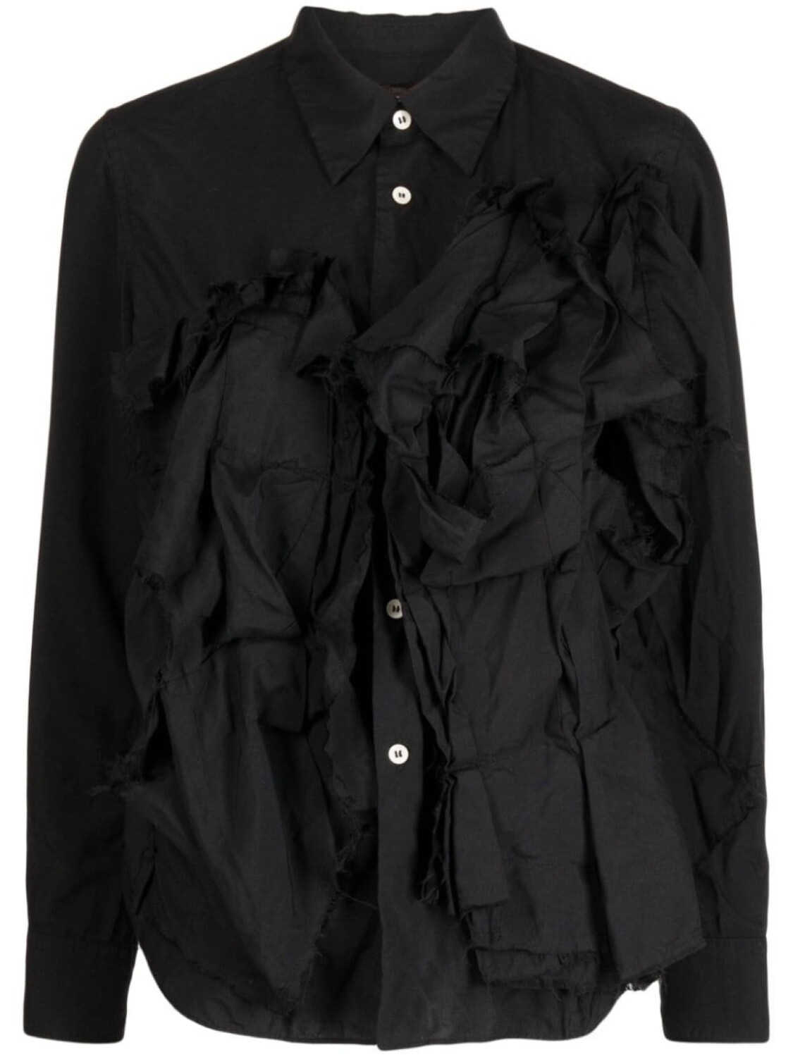 

Comme Des Garçons рубашка с оборками, черный
