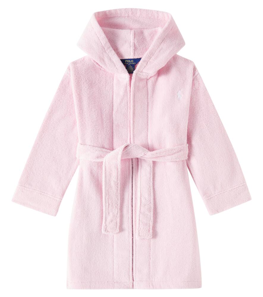 

Хлопковый махровый халат Polo Ralph Lauren Kids, Hint of Pink