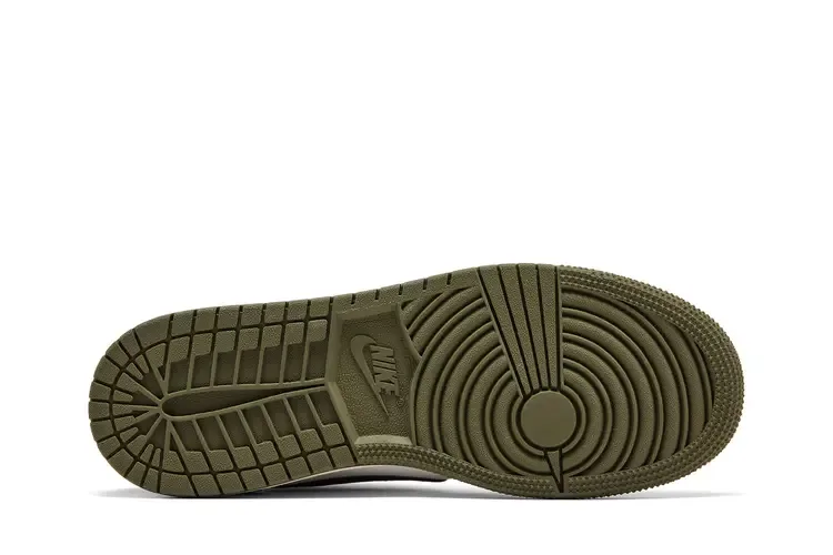 Air Jordan 1 Low GS 'Medium Olive' — фото 4