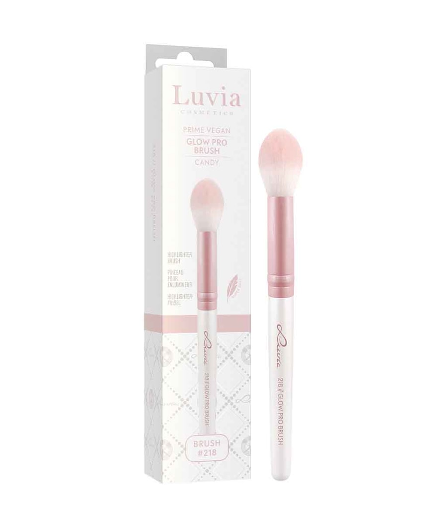 

Кисть для хайлайтера Luvia Prime Vegan Glow Pro - Candy 218, 1 шт.
