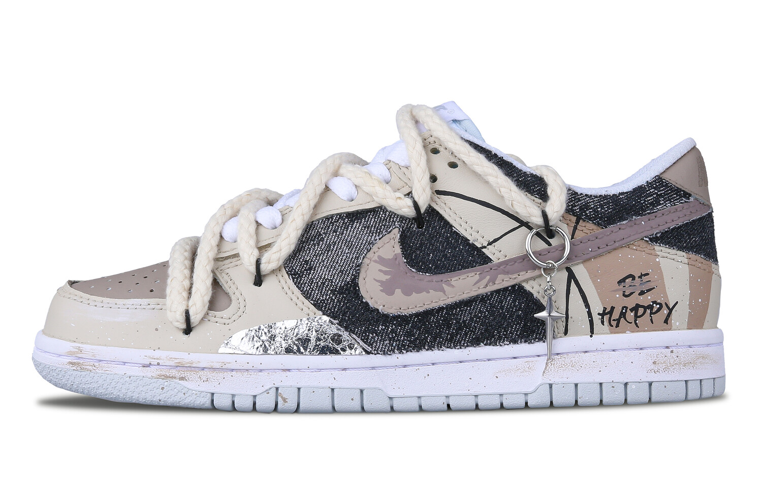

Кроссовки Nike Dunk Skateboarding Shoes Men Low-top Beige, коричневый