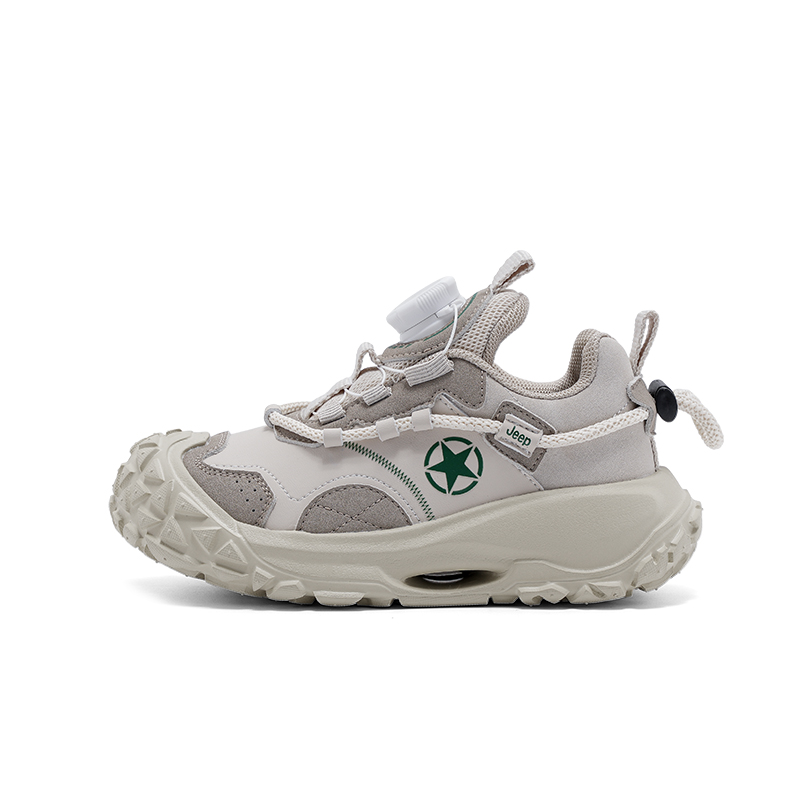 

Explorer 20 Slip Resistant Abrasion Resistant низкие кроссовки для детей Jeep, бежевый