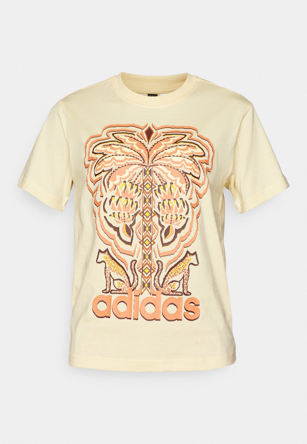 

Футболка с набивным рисунком Farm Graphic adidas Sportswear, желтый