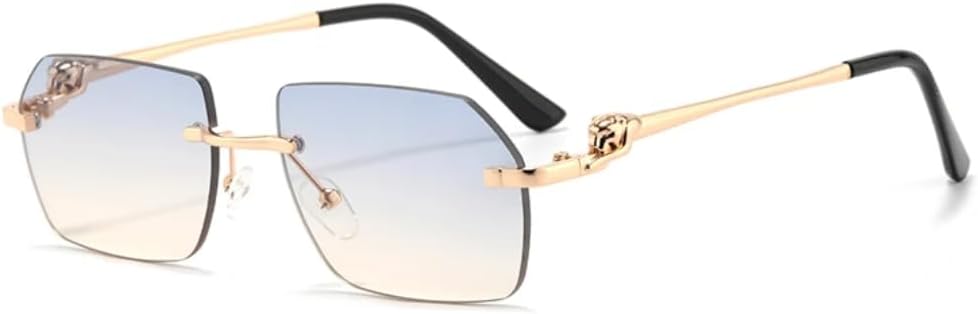 

Классические ретро-солнцезащитные очки с градиентным переходом в винтажном стиле для женщин, модные очки конфетных цветов для мужчин, ретро-очки с защитой от УФ-излучения UV400 TKKTLLT, Blue Gradient Brown