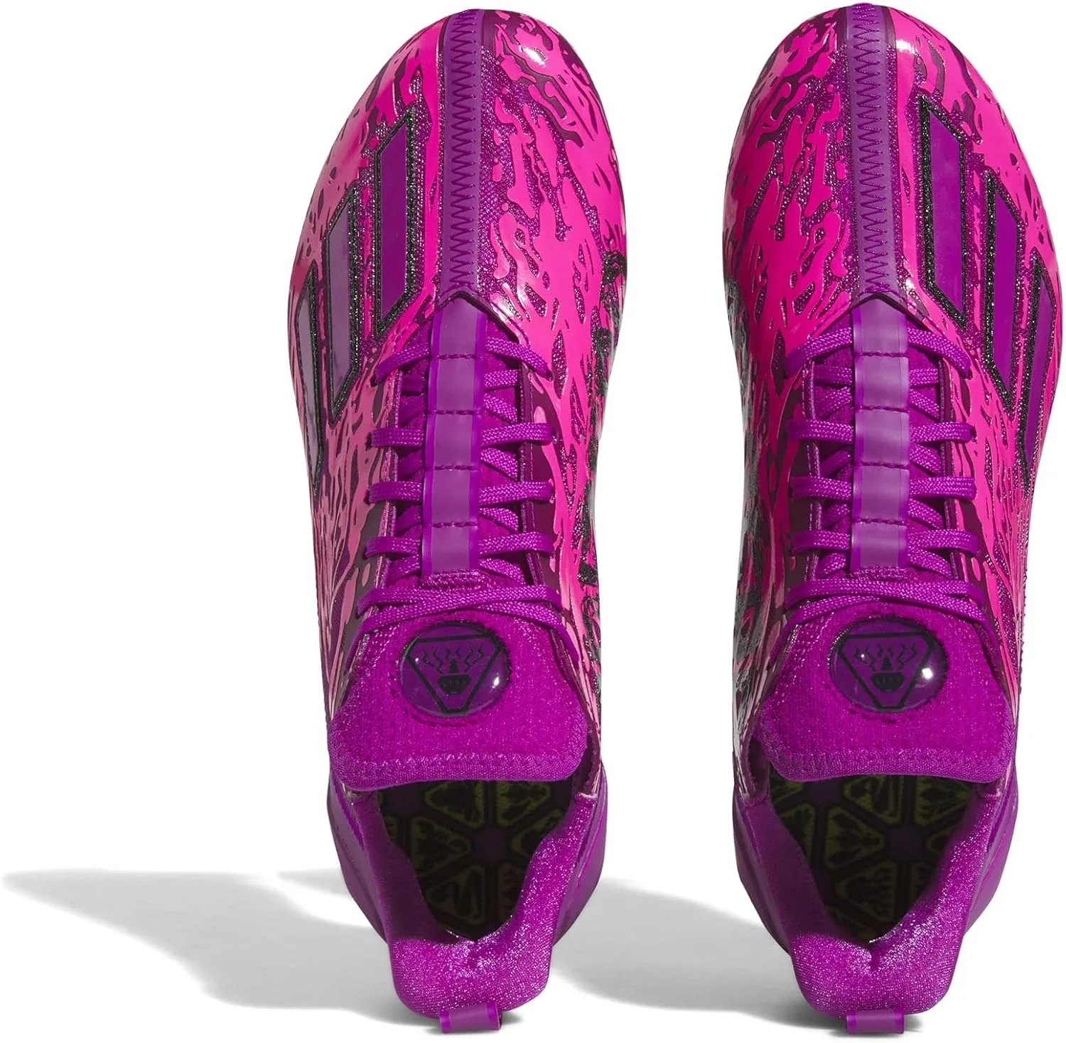 Футбольные бутсы Adidas Adizero для мужчин, фуксия/черный/розовый — фото 4