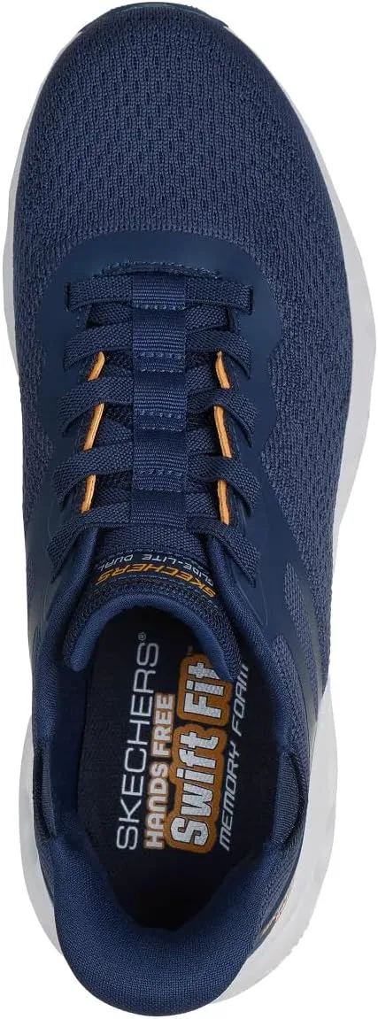 Мужские кроссовки Skechers Go Walk Glide Step 2.0 Vic, темно-синий/черный — фото 4