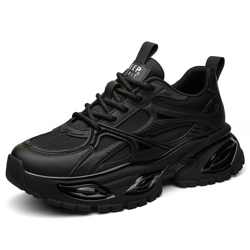 

JEEP SPIRIT Super Black Warrior обновленная коллекция Demon's Eye низкие массивные кроссовки мужские cool black