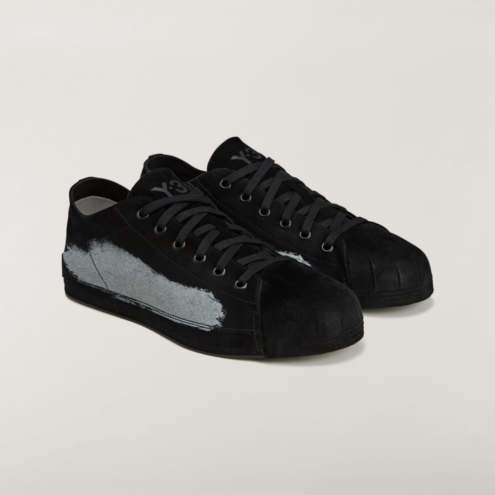 Кроссовки Adidas Y-3 NIZZASTAR LO, цвет Black/Black/Off White — фото 4