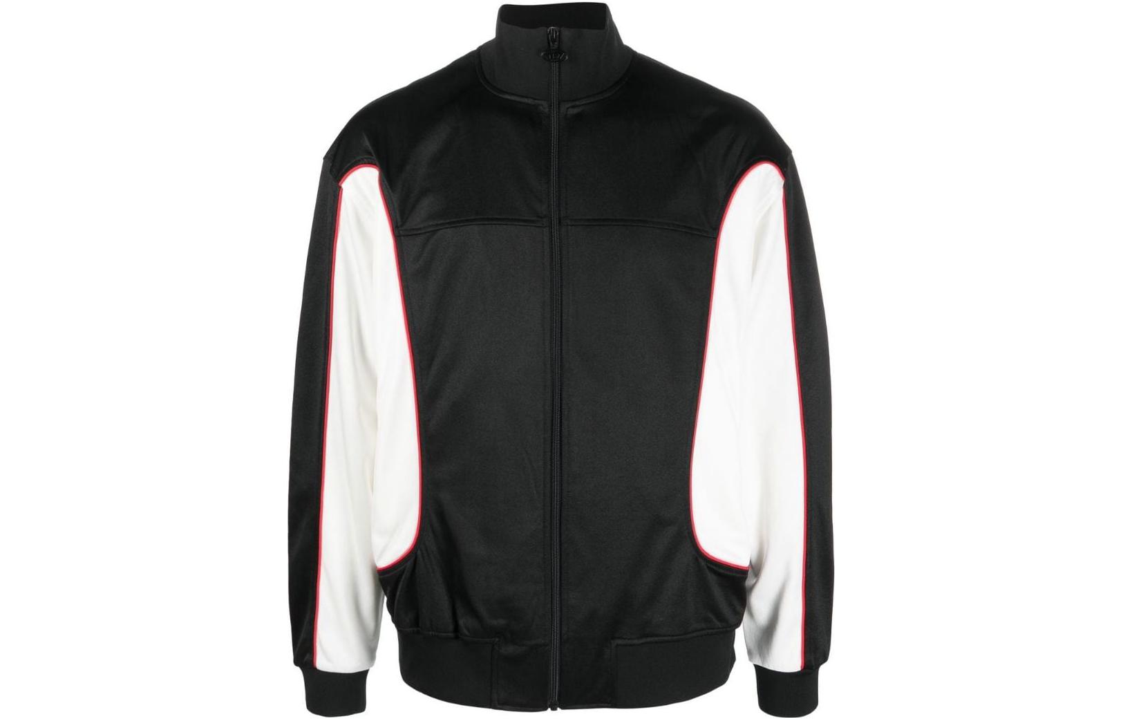 

Байкерская куртка из нейлона Colorblock DIESEL, черный