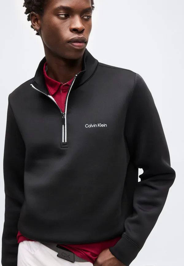 Толстовка на молнии cruise Calvin Klein Golf, Black — фото 4