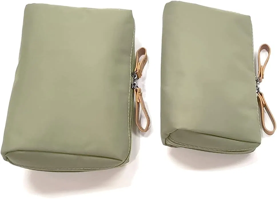 Маленькая косметичка для сумочки, 2 шт. Vviitop, Emerald Green (Pack Of 2) — фото 4