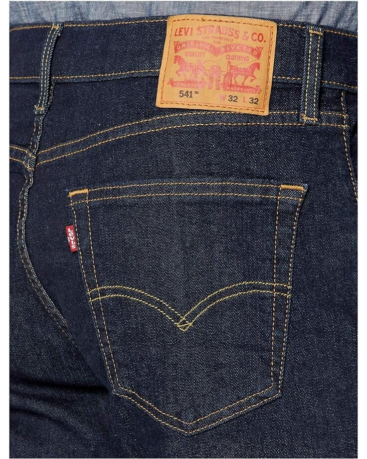 Джинсы Levi's Mens 541 Athletic Fit, насыщенный темно-синий индиго — фото 4