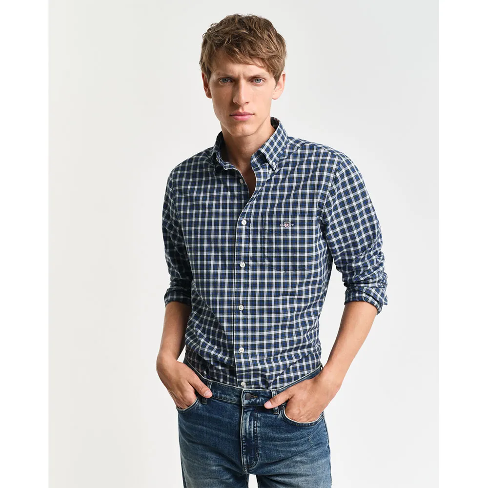 

Рубашка Gant Classic Regular Fit, синий