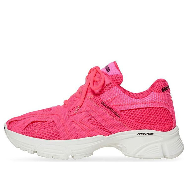 Кроссовки phantom sneakers 'fluorescent pink mesh' Balenciaga, розовый