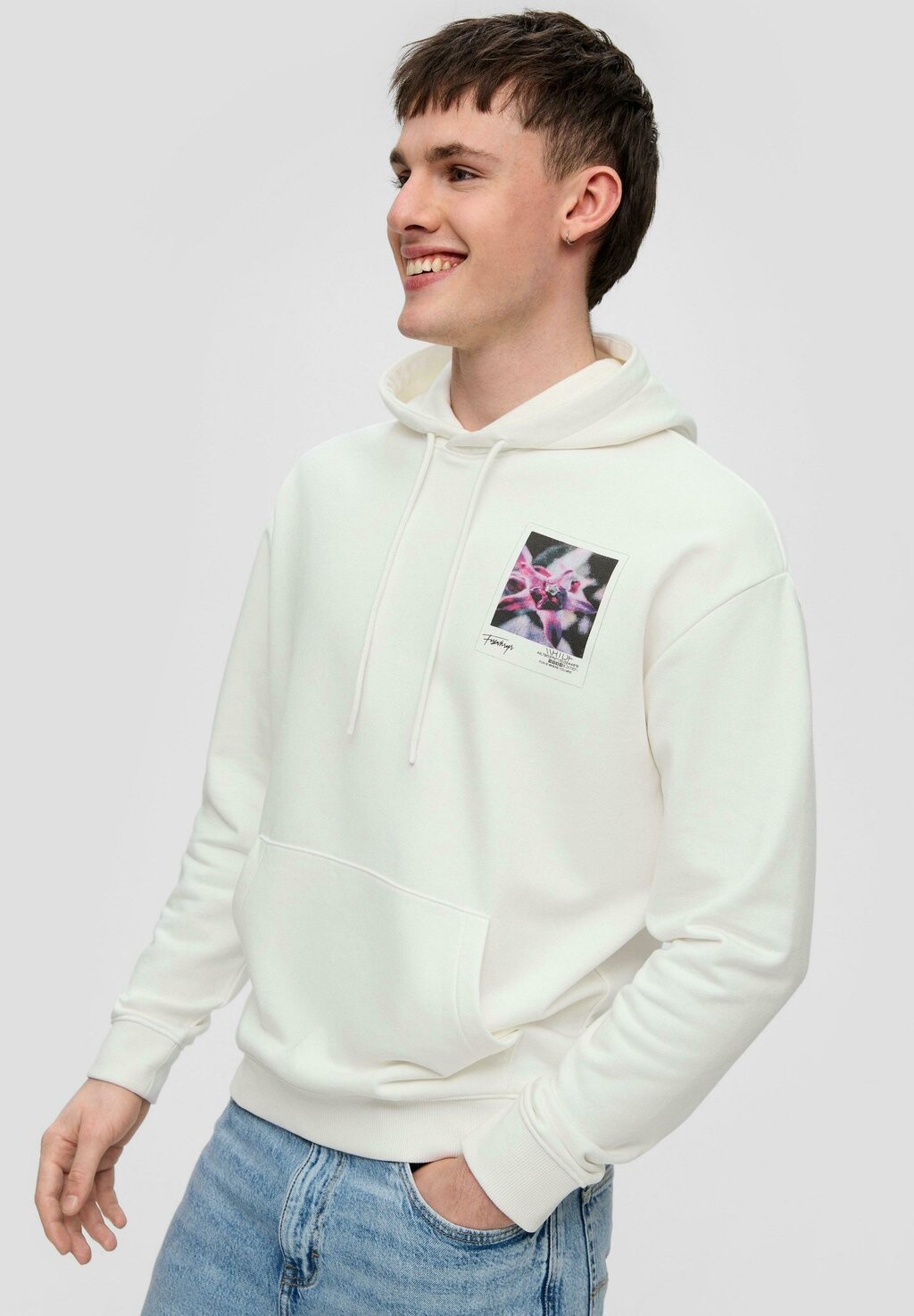 

Толстовка с капюшоном MIT FOTOPRINT QS, белый