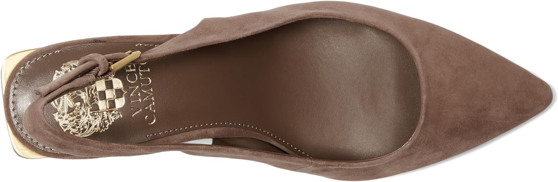 Туфли Vince Camuto Women's Hamden Buckle Slingback Pump, Toasted Taupe — фото 2