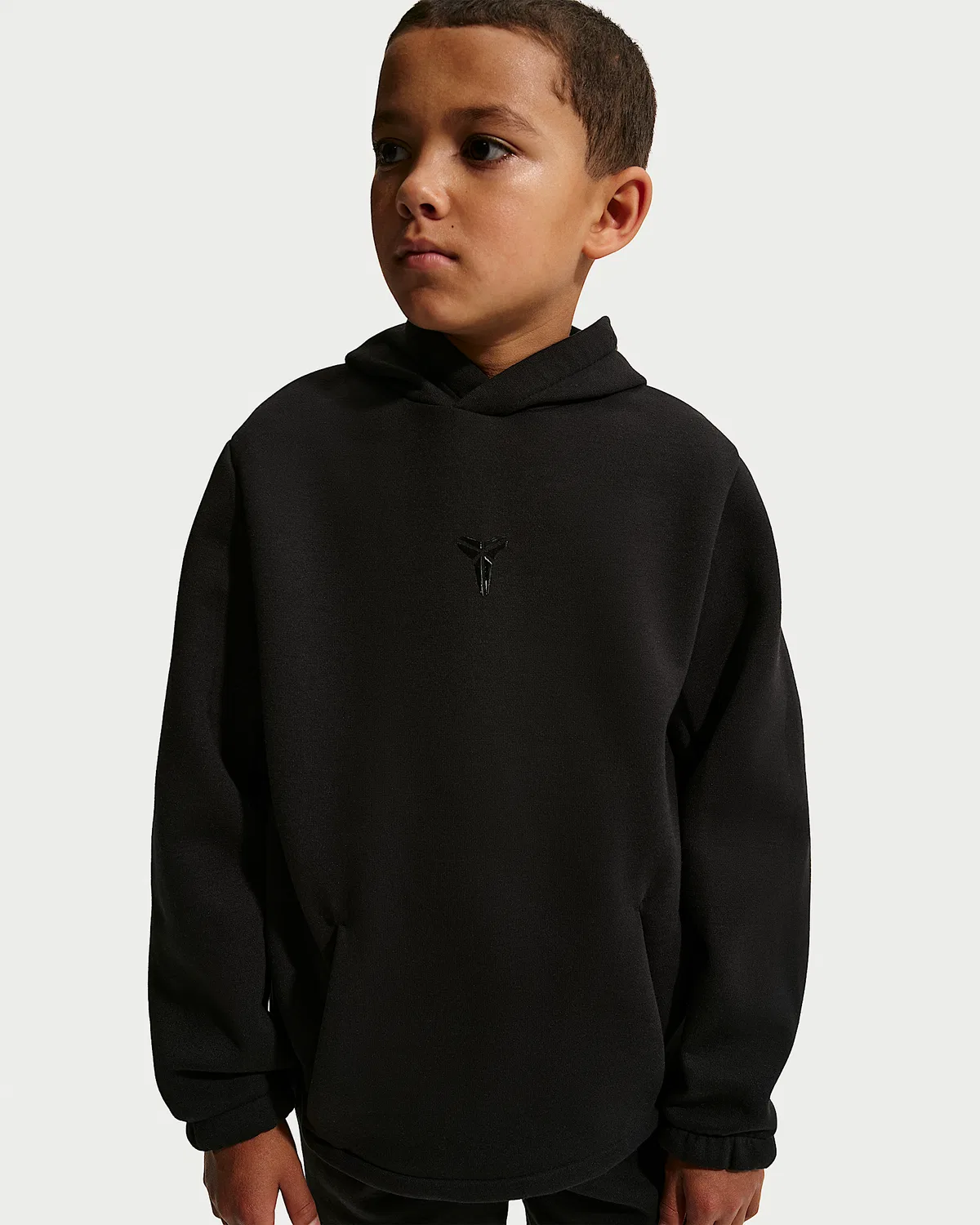 Детская баскетбольная худи Kobe Dri-FIT, Black/Black — фото 3