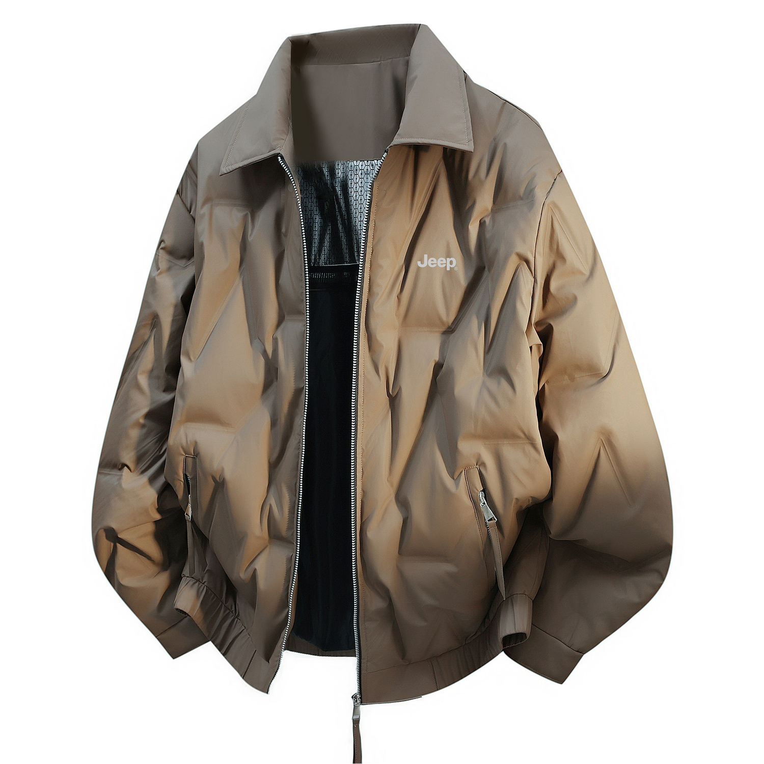 

Пуховик Leisure Collection Unisex Jeep, светло-coffee