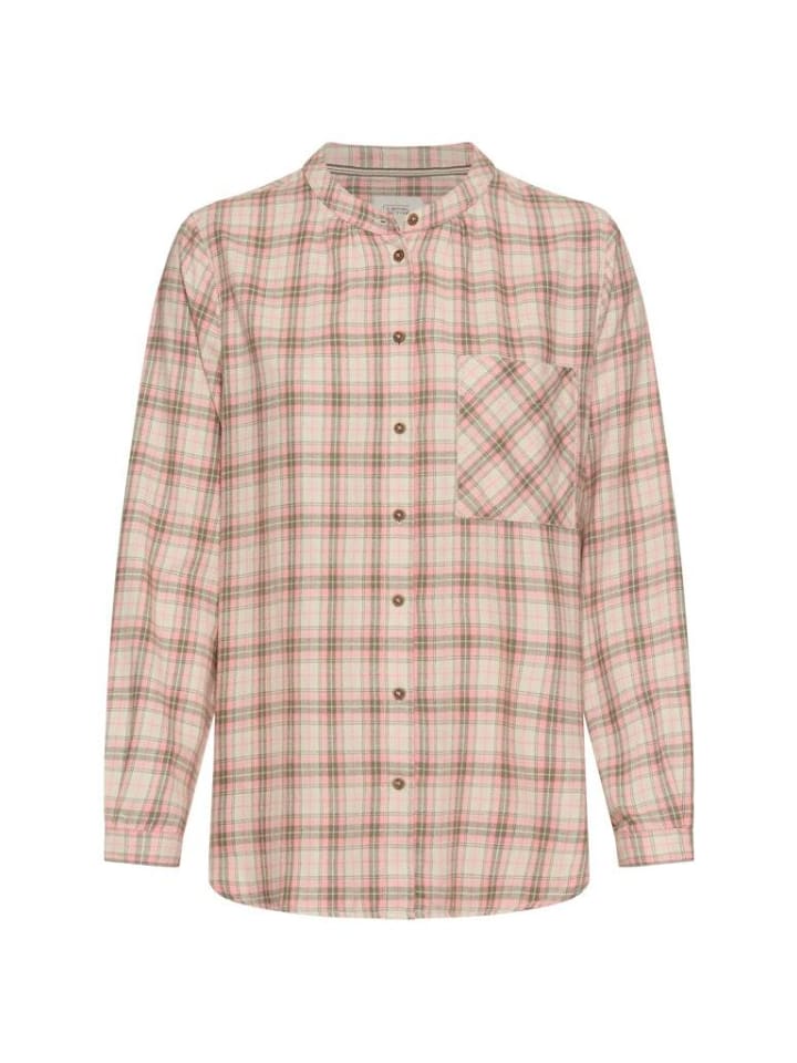 

Блузка с длинными рукавами в лилово-розовую клетку Camel Active