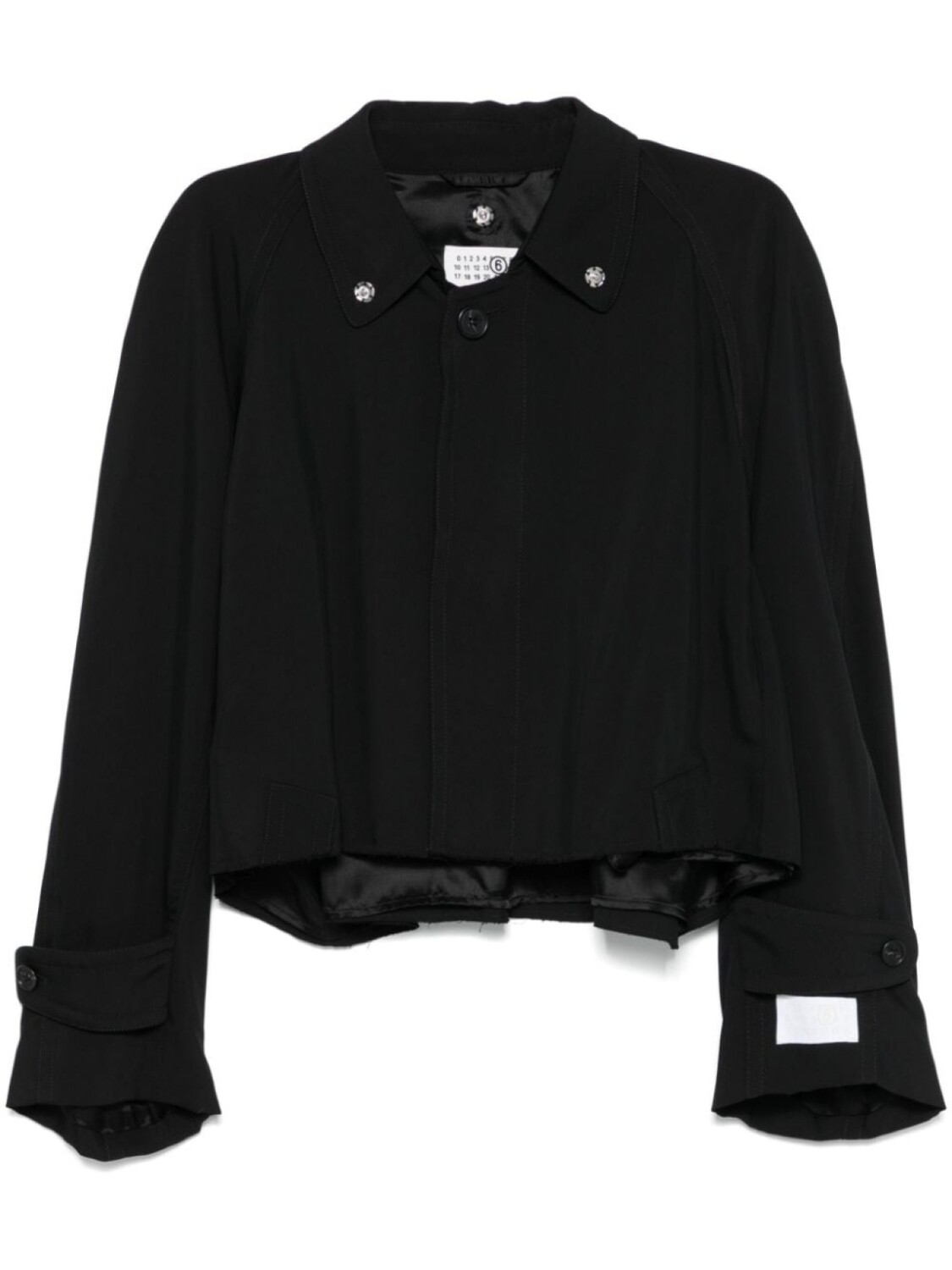 

MM6 Maison Margiela твиловый пиджак, черный